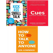 Kick Ass Small Talk, How to Talk to Anyone, Cues Master 3 Books Set - The Book Bundle