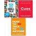 Kick Ass Small Talk, How to Talk to Anyone, Cues Master 3 Books Set - The Book Bundle
