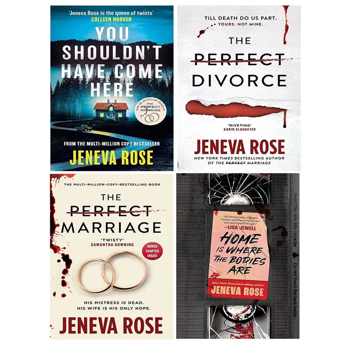 Jeneva Rose Collection 4 Books Set (Perfect Marriage, Perfect Divorce,Home Is Whe) - The Book Bundle