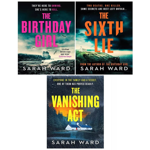 Mallory Dawson Crime Thrillers Series 3 Books Set by (Sarah Ward Sixth Lie,Birthday) - The Book Bundle