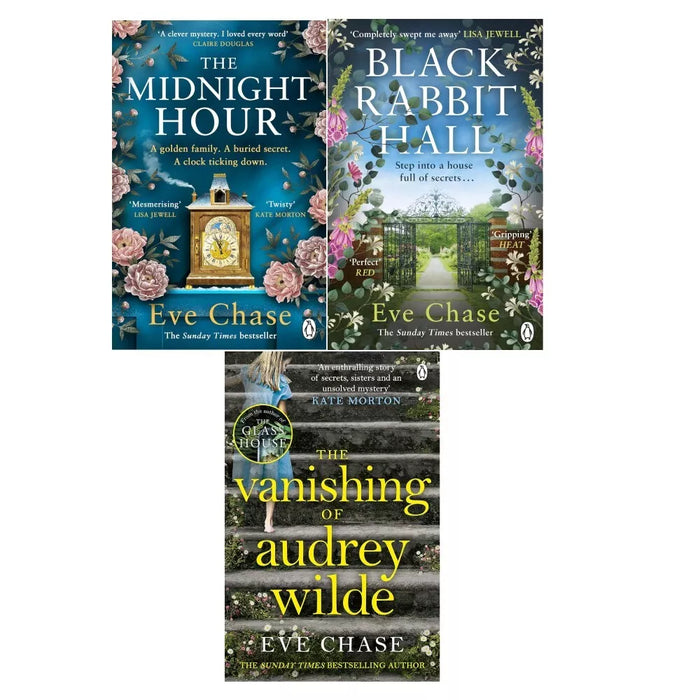 Eve Chase Collection 3 Books Set Midnight Hour, Black Rabbit Hall, Vanishing - The Book Bundle