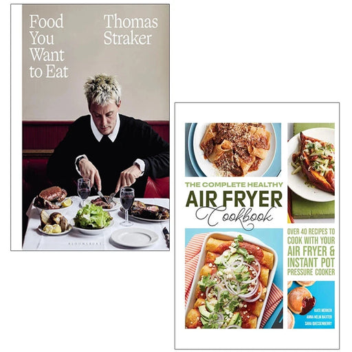 The Complete Healthy Air Fryer Cookbook, Food You Want to Eat(HB) 2 Books Set - The Book Bundle