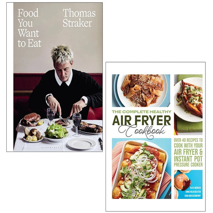 The Complete Healthy Air Fryer Cookbook, Food You Want to Eat(HB) 2 Books Set - The Book Bundle