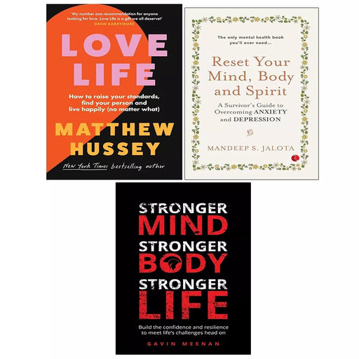 Love Life Matthew Hussey,How Change Your Mind,Stronger Mind,Body,Life 3 Books Set - The Book Bundle