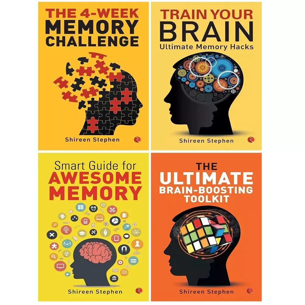 Shireen Stephen 4 Books Collections (The 4-Week Memory Challenge) — The ...