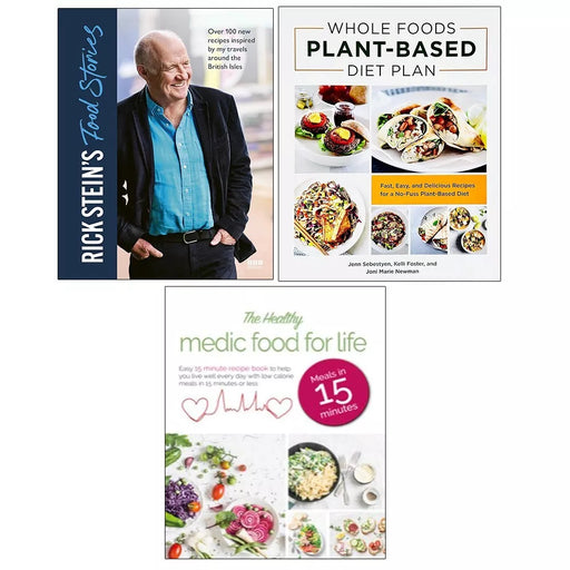 Food Stories(HB),Healthy Medic Food Life,Whole Foods Plant Diet Plan 3 Books Set - The Book Bundle