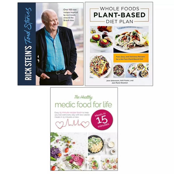 Food Stories(HB),Healthy Medic Food Life,Whole Foods Plant Diet Plan 3 Books Set - The Book Bundle