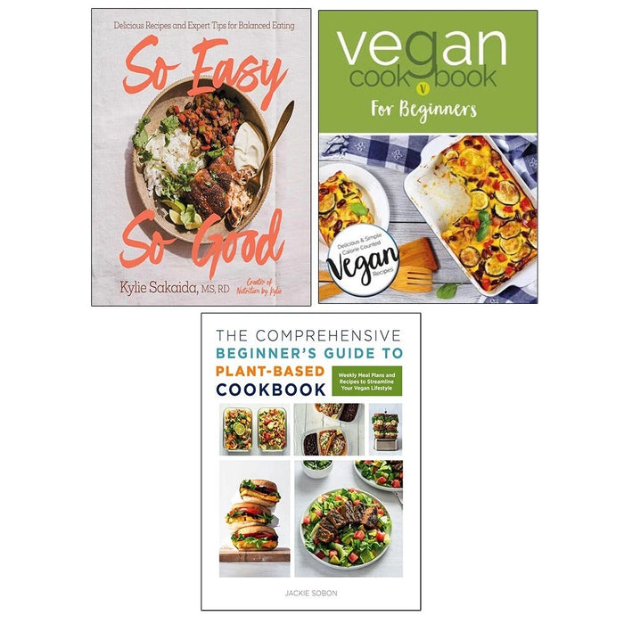 So Easy So Good HB, Comprehensive Beginner's Guide Plant,Vegan Cookbook 3 Books Set - The Book Bundle