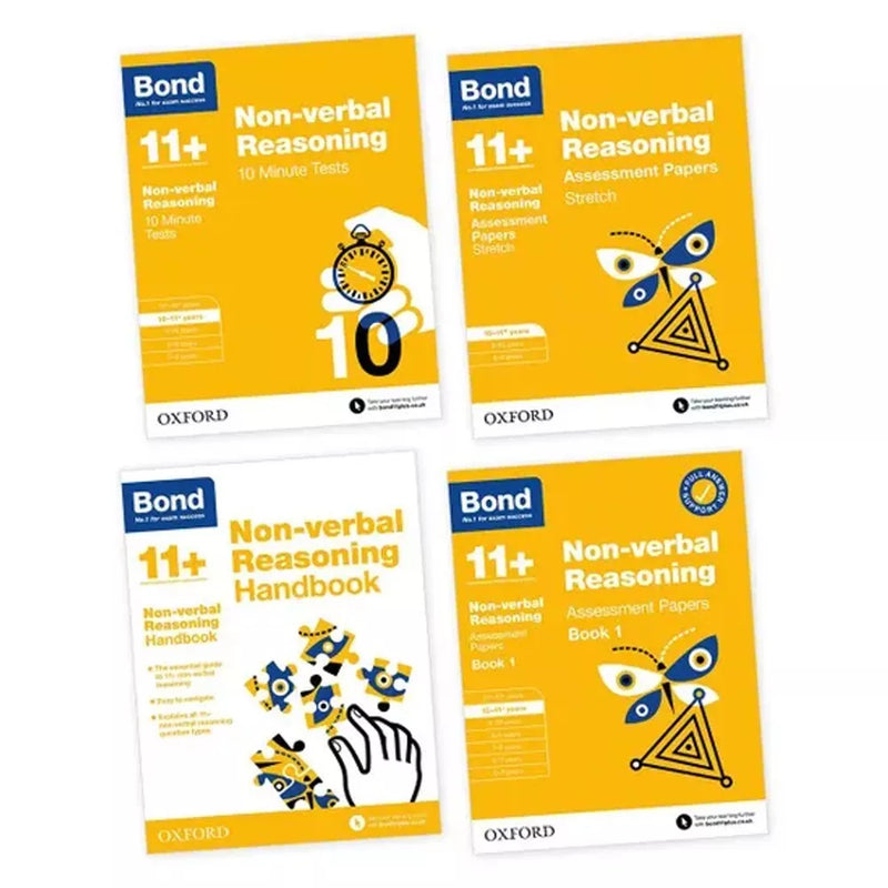 Bond 11+ 4-Book Pack Verbal Reasoning (Age 10 - 11 years) - The Book Bundle