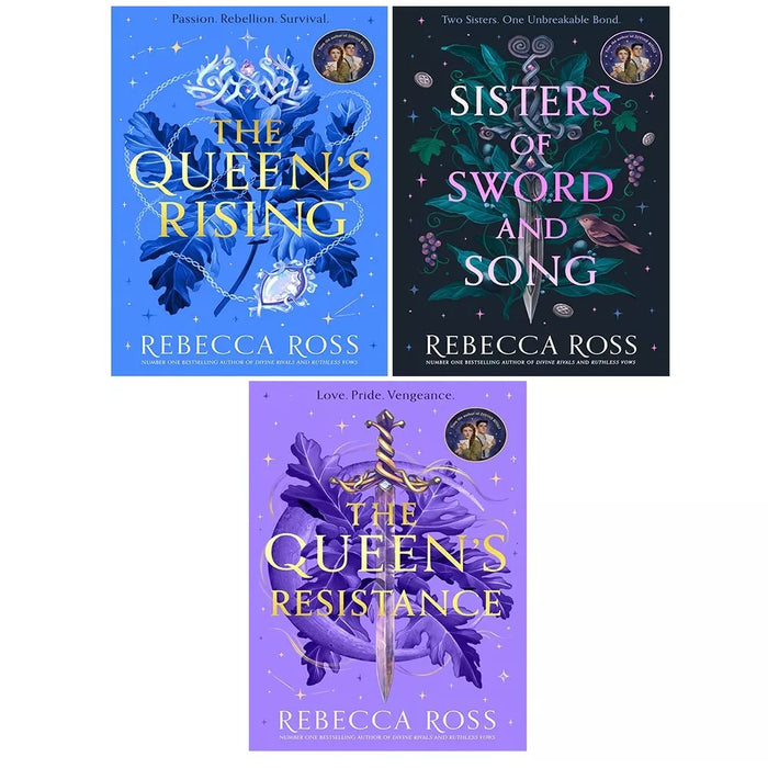 Rebecca Ross 3  Books Collection Set (The Queen’s Rising & The Queen’s Resistance,Sisters Of Sword and Song) - The Book Bundle