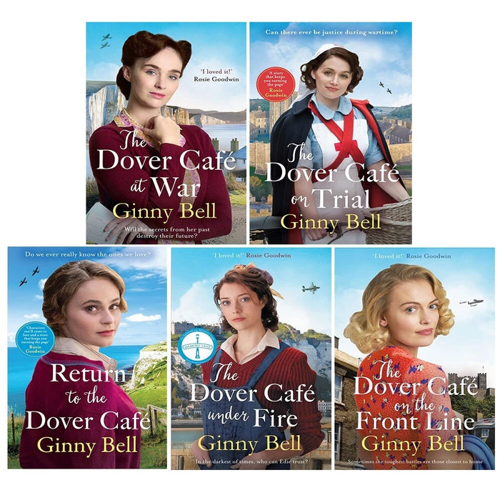 Dover Cafe Series 5 Books Collection Set by Ginny Bell Return to the Dover Cafe at War, Dover Cafe on Trial - The Book Bundle