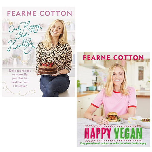 Fearne Cotton Collection 2 Books Set Cook (Happy, Cook Healthy, Happy Vegan) - The Book Bundle