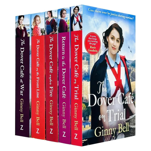 Dover Cafe Series 5 Books Collection Set by Ginny Bell Return to the Dover Cafe at War, Dover Cafe on Trial - The Book Bundle