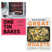 One Tin Bakes Edd Kimber,River Cottage Great Roasts Gelf Alderson 2 Books Set (HB) - The Book Bundle