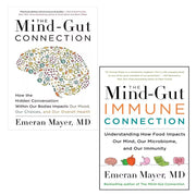 Emeran Mayer Collection 2 Books Set Mind-Gut Connection,Gut-Immune Connection - The Book Bundle