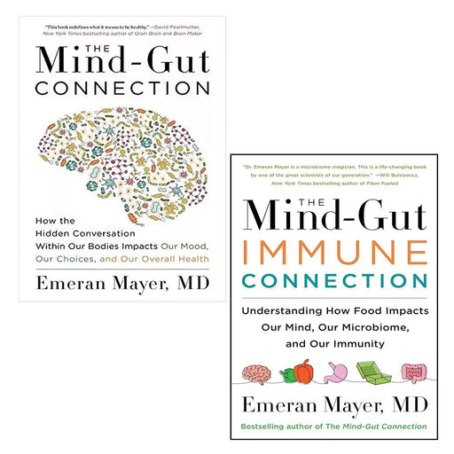 Emeran Mayer Collection 2 Books Set Mind-Gut Connection,Gut-Immune Connection - The Book Bundle