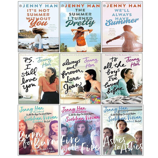 Burn for Burn,To All Boys I’ve Loved,Summer I Turned Pretty 9 Books by Jenny Han - The Book Bundle