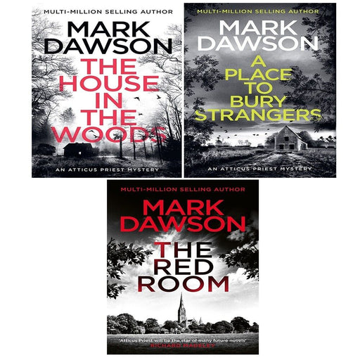 Atticus Priest Collection 3 Books Set by Mark Dawson (Red Room, House in the Wood) - The Book Bundle