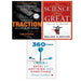 Traction Gino Wickman,Science of Being Great,360 DEGREE Swati Lodha 3 Books Set - The Book Bundle