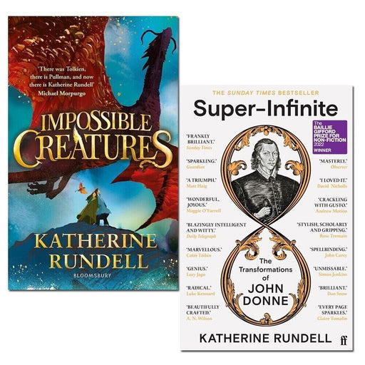 Katherine Rundell Collection 2 Books Set (Super-Infinite & [Hardcover] Impossible Creatures) - The Book Bundle