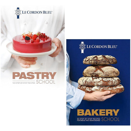 Le Cordon Bleu Collection 2 Books Set Pastry School, Bakery School - The Book Bundle