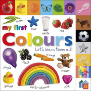 My First Tabbed Board Book 3 Books Set by DK My First Animals, Words, Colours - The Book Bundle