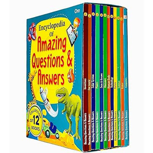 Encyclopedia of Amazing Questions & Answers 12 Books Collection Set ( Inventions, Our World, Solar System, Plants, Seas & Oceans) - The Book Bundle