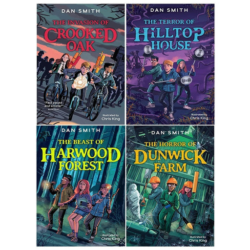 Crooked Oak Mysteries Series 4 Books Collection Set by Dan Smith, Chris King Beast Harwood - The Book Bundle