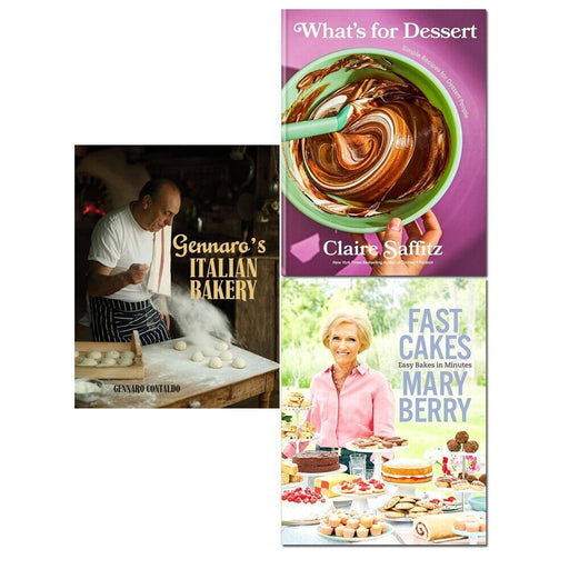 Gennaro's Italian Bakery, Fast Cakes, What's for Dessert 3 Books Collection Set - The Book Bundle