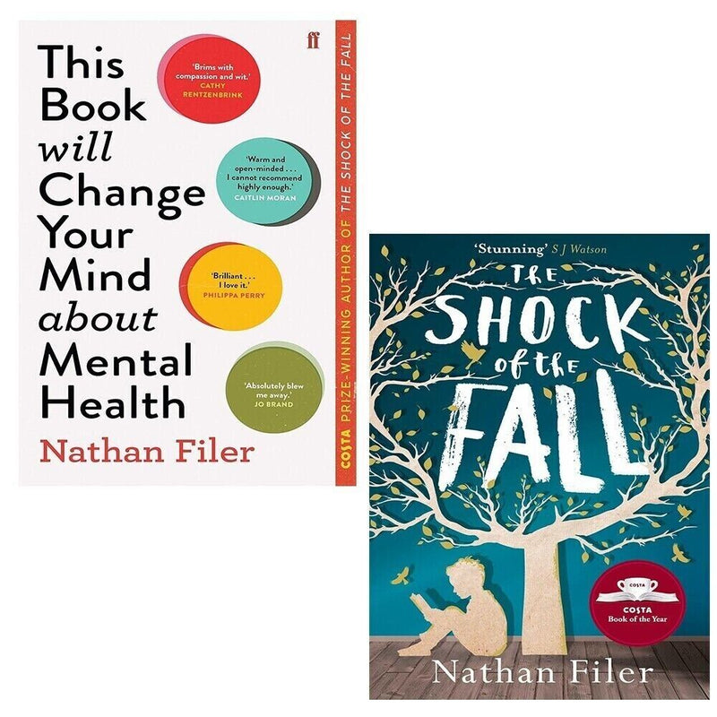 Nathan Filer 2 Books Collection Set Book Will Change Your Mi,Shock of the Fall - The Book Bundle