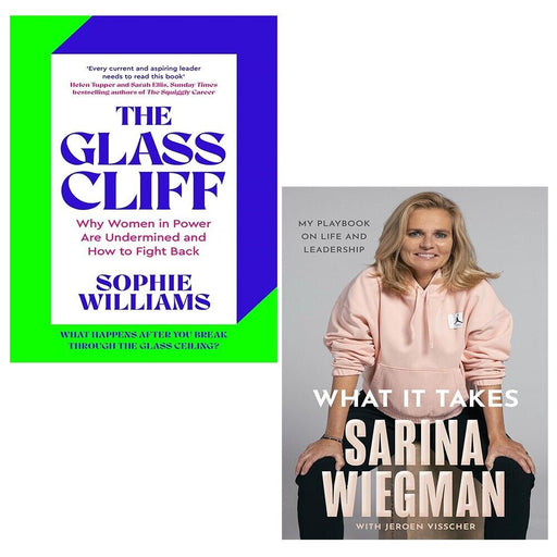 Glass Cliff Sophie Williams (HB), What It Takes Sarina Wiegman 2 Books Set - The Book Bundle