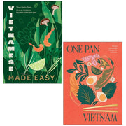 Vietnamese Made Easy & One Pan Vietnam book set by Thuy Diem Pham, hardcover collection showcasing Vietnamese cuisine and culture.