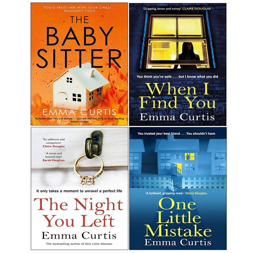 Emma Curtis Collection 4 Books Set (Babysitter,One Little Mistake,When I Find You) - The Book Bundle