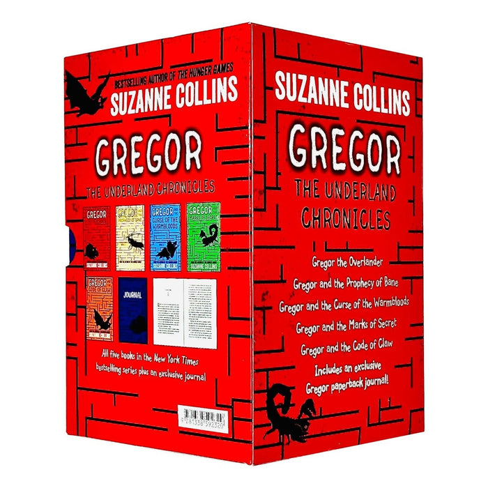 Gregor the Underground Chronicles 6 Books Boxed Gift Set By Suzanne Collins Books 1-5 Plus an Exclusive Journal - The Book Bundle
