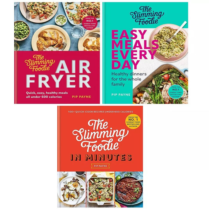 Pip Payne Collection 3 Books Set Slimming (Foodie Air Fryer, Easy Meals Every Day) - The Book Bundle