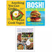 Anything You Can Cook HB, Healthiest Longevity Diet, BOSH! Healthy Vegan 3 Books Set - The Book Bundle
