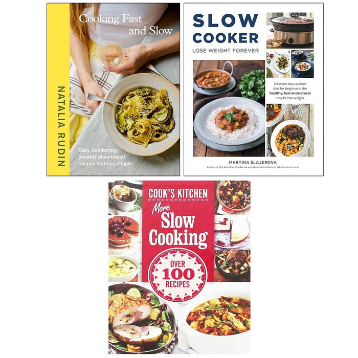 Cooking Fast Slow HB, Slow Cooker Lose Weight Forever, More Slow Cooking 3 Books Set - The Book Bundle
