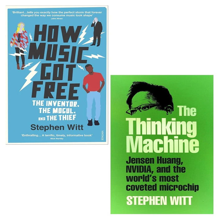 Stephen Witt Collection 2 Books Set Thinking Machine (HB), How Music Got Free - The Book Bundle