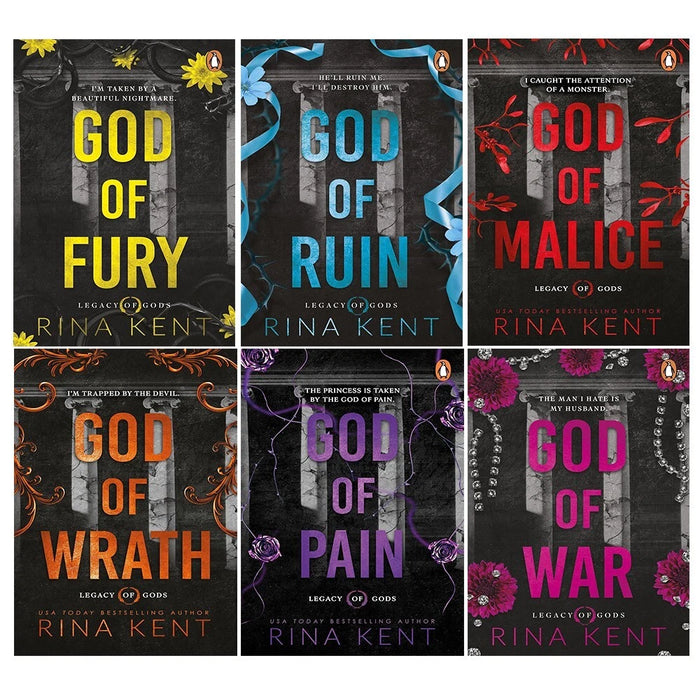 Legacy of Gods Series 6 Books Collection Set by Rina Kent - The Book Bundle