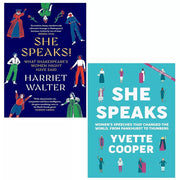 She Speaks Collection 2 Books Set by Harriet Walter, Yvette Cooper What Shakespe - The Book Bundle