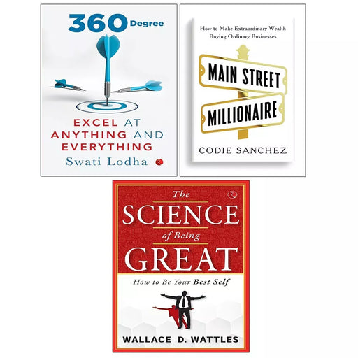 Main Street Millionaire, Science of Being Great, 360 DEGREE 3 Books Set - The Book Bundle