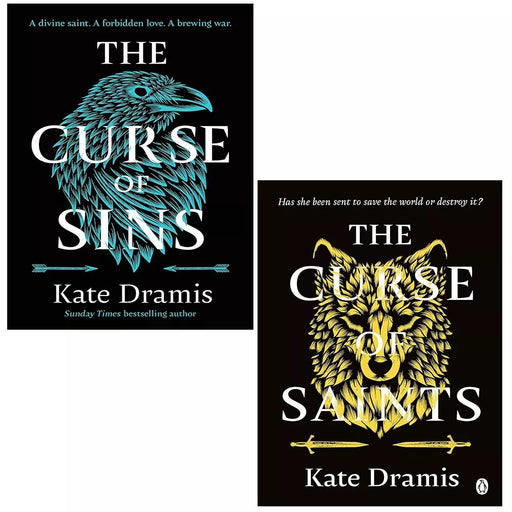 Curse of Saints Series Collection 2 Books Set by Kate Dramis Curse of Sins - The Book Bundle