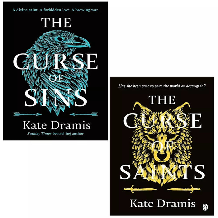 Curse of Saints Series Collection 2 Books Set by Kate Dramis Curse of Sins - The Book Bundle