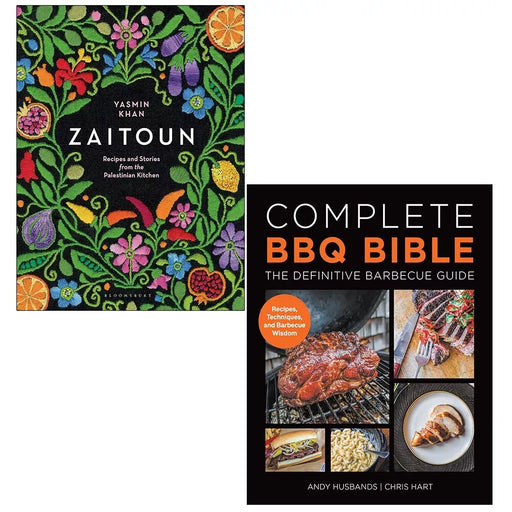 Complete BBQ BIBLE Definitive Barbecue Guide,Zaitoun Yasmin Khan HB) 2 Books Set - The Book Bundle