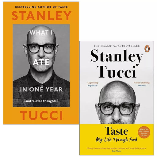 Stanley Tucci Collection 2 Books Set Taste, What I Ate in One Year (HB) - The Book Bundle