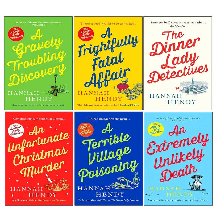 Dinner Lady Detectives Series 6 Books Set by Hannah Hendy An Extremely Unlikely - The Book Bundle