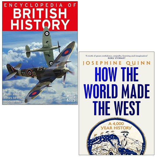 How the World Made the West, Encyclopedia of British History Philip 2 Books Set - The Book Bundle
