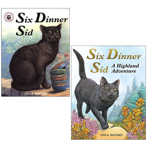 Inga Moore Collection 2 Books Collection  Set Six Dinner Sid, A Highland Adventure - The Book Bundle