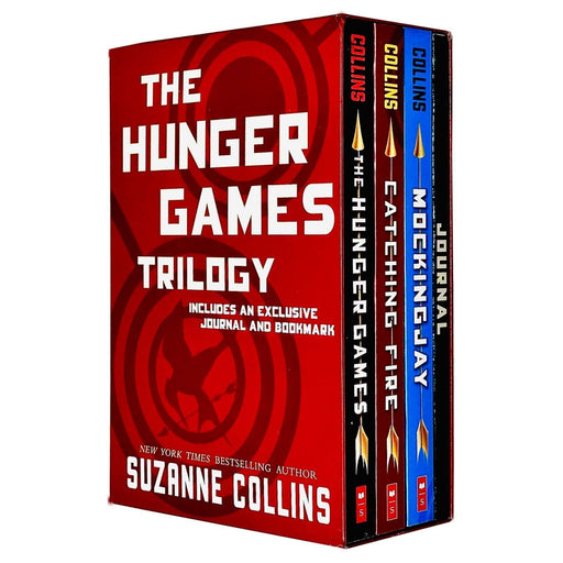 The Hunger Games 4 Books Collection Box Set By Suzanne Collins includes and Exclusive Journal and Bookmark - The Book Bundle