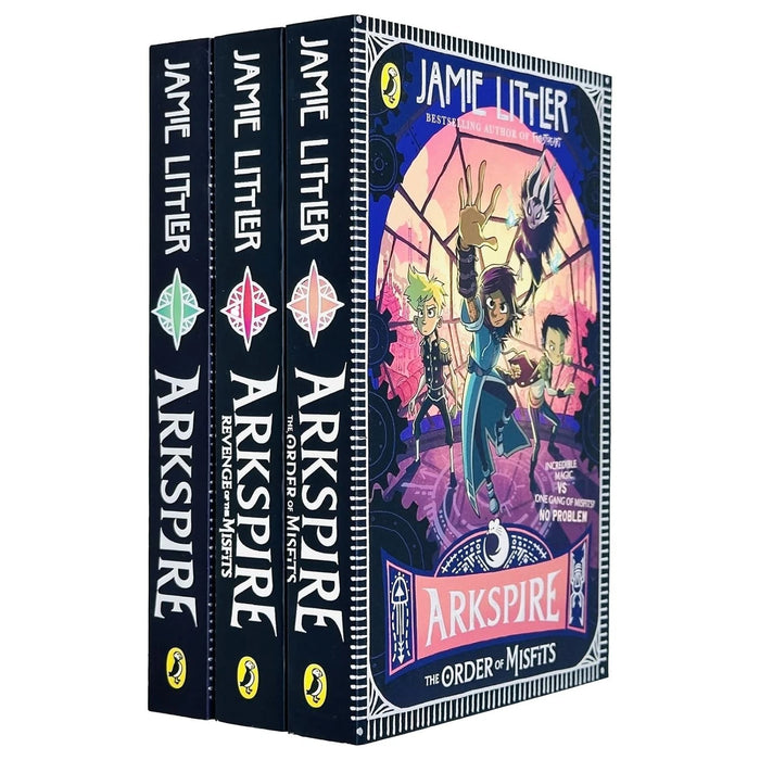 Arkspire Series 3 Books Collection Set by Jamie Littler (The Order of Misfits, Revenge of the Misfits) - The Book Bundle